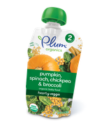 Plum Organics Second Blends Hearty Veggie Meal: Pumpkin, Spinach, Chickpea & Broccoli