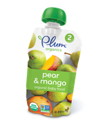Plum Organics Second Blends Pear & Mango