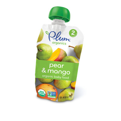 Plum Organics Second Blends Pear & Mango
