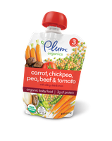 Plum Organics Stage 3 Meals Carrot, Chickpea, Pea, Beef & Tomato With Celery, Date & Onion