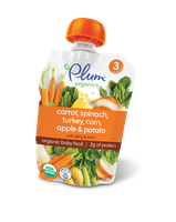 Plum Organics Stage 3 Meals Carrot, Spinach, Turkey, Corn, Apple & Potato With Celery & Onion