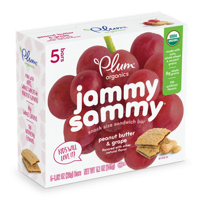 Plum Organics Jammy Sammy® Peanut Butter & Grape