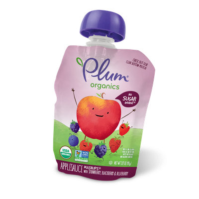 Plum Organic Mashups® Strawberry, Blackberry & Blueberry