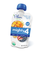 Plum Organics Mighty 4® Blends Sweet Potato, Carrot, Blueberry, Apple, Greek Yogurt, Millet & Oat