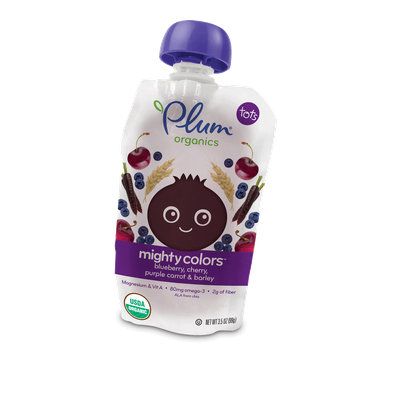 Plum Organics Mighty Colors™ Blueberry, Cherry, Purple Carrot & Barley