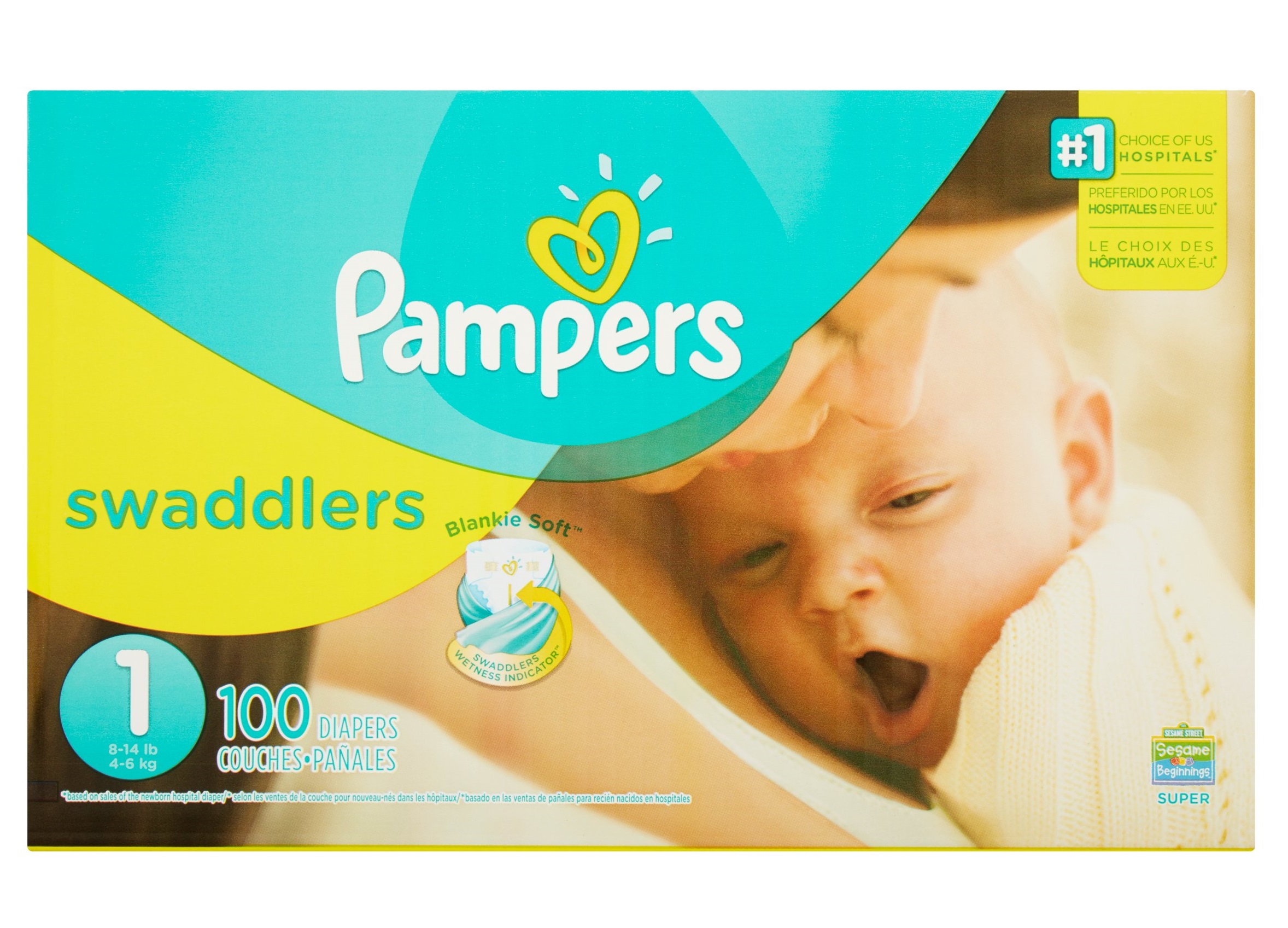 Pampers® Swaddlers™ Diapers Size 1