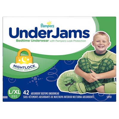 Pampers® UnderJams™ Diapers Bedtime Underwear Boys Size L/ XL