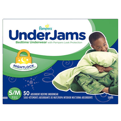 Pampers® UnderJams™ Diapers Bedtime Underwear Boys Size S/ M