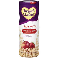 Parents Choice Strawberry-Apple Little Puffs Cereal Snack