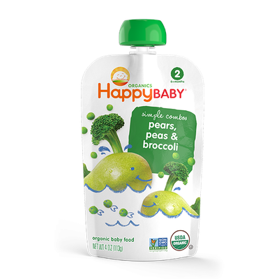 Happy Baby® Organics Simple Combos Pears, Peas & Broccoli