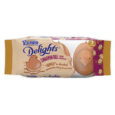 Peeps Cinnamon Roll Dipped Delights