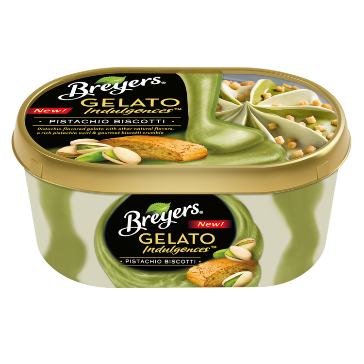 Breyers® Gelato Indulgences™ Pistachio Biscotti Reviews 2019