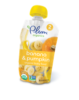 Plum Organics Second Blends Banana & Pumpkin
