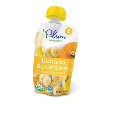 Plum Organics Second Blends Banana & Pumpkin