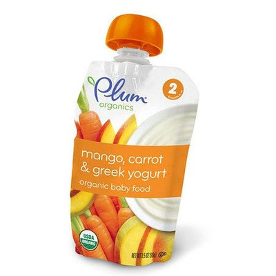 Plum Organics Second Blends Mango, Carrot & Greek Yogurt
