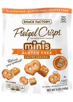 Pretzel Crisps® Minis Gluten Free Crackers Salted Caramel