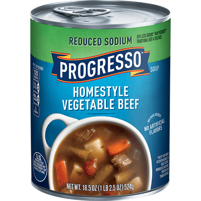 Progresso™ Reduced Sodium Homestyle Vegetable Beef Soup