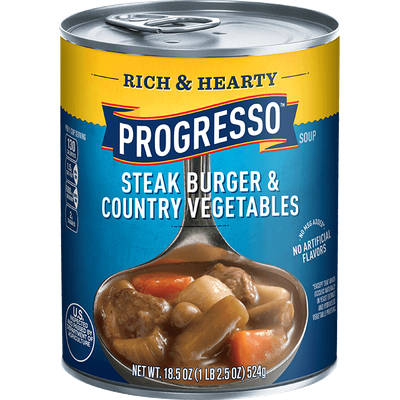 Progresso™ Rich & Hearty Steak Burger & Country Vegetables Soup