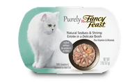 Fancy Feast® Natural Seabass & Shrimp Wet Cat Food In A Delicate Broth