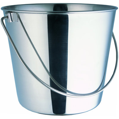 Indipets Heavy Duty Stainless Steel Pail - 4-Quart