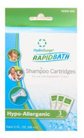 HydroSurge Rapid Bath Animal Shampoo Cartridges - Hypo-Allergenic - 3-pack