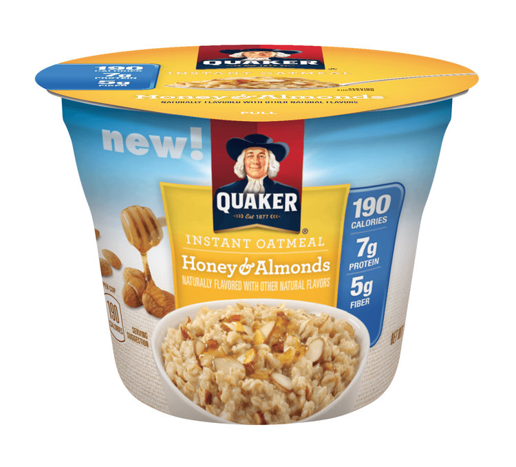 Quaker® Instant Oatmeal Cups Honey & Almonds Reviews 2019