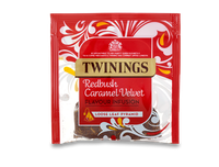 TWININGS Redbush Caramel Velvet FLAVOUR INFUSION LOOSE LEAF PYRAMID TEA BAGS