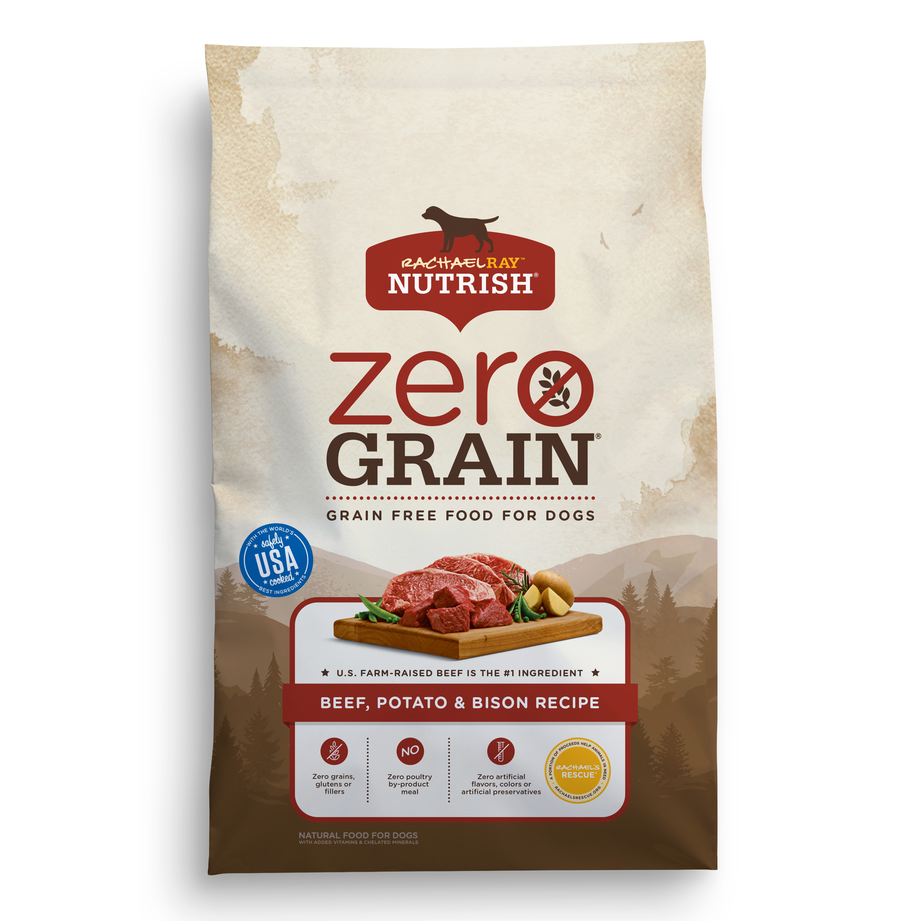 Rachael Ray™ Nutrish® Zero Grain Beef, Potato & Bison Recipe