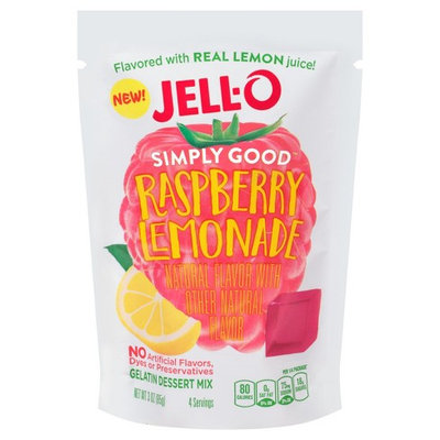 JELL-O Simply Good Strawberry Lemonade Gelatin Dessert Mix