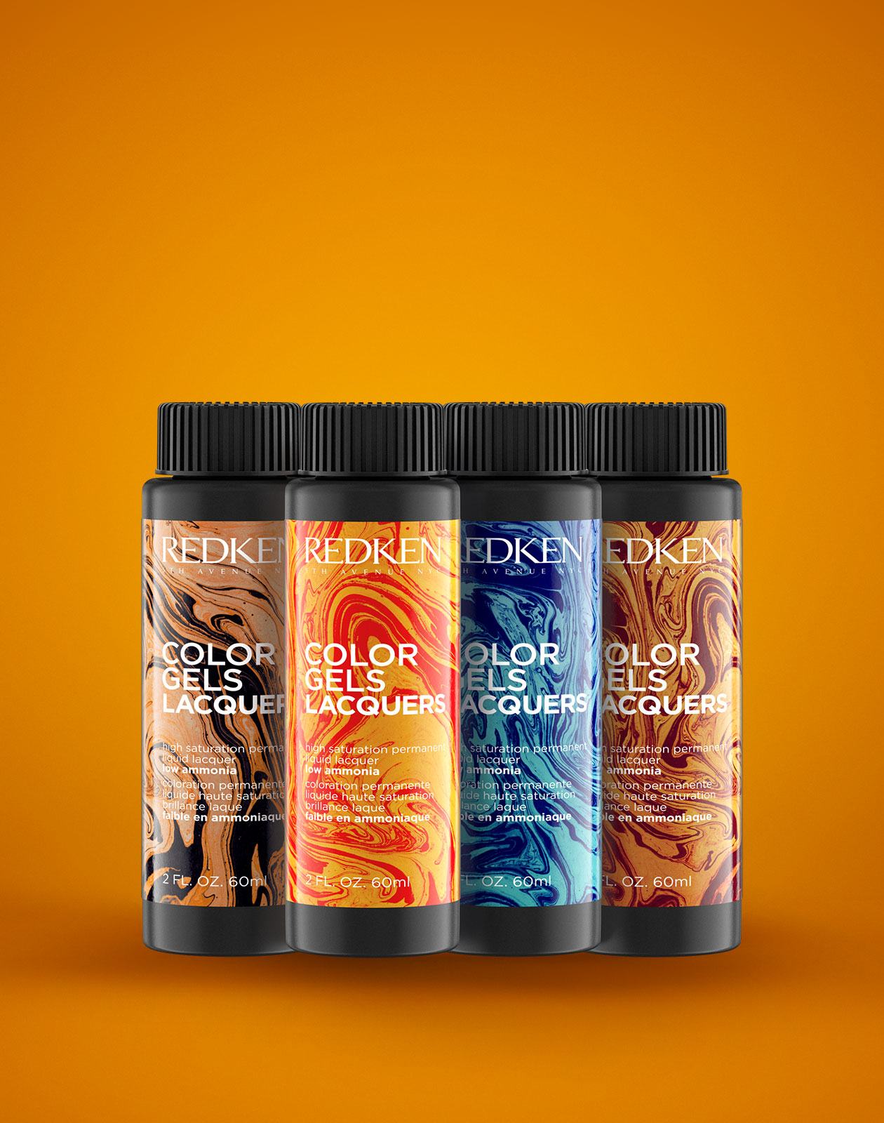 Coloration Permanente Redken Color Gels Lacquers - Temps De Pose 10 Min, Flacon 60 Ml, Neuf