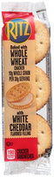 Nabisco RITZ Crackers Whole Wheat Sandwich And White Cheddar