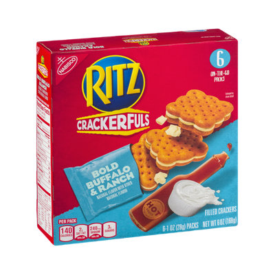 Nabisco RITZ Crackerfuls Bold Buffalo & Ranch Filled Crackers