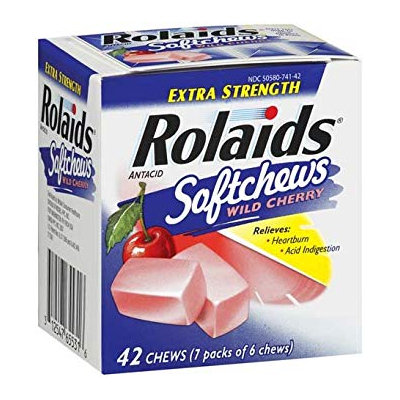 Rolaids Extra Strength Softchews Wild Cherry