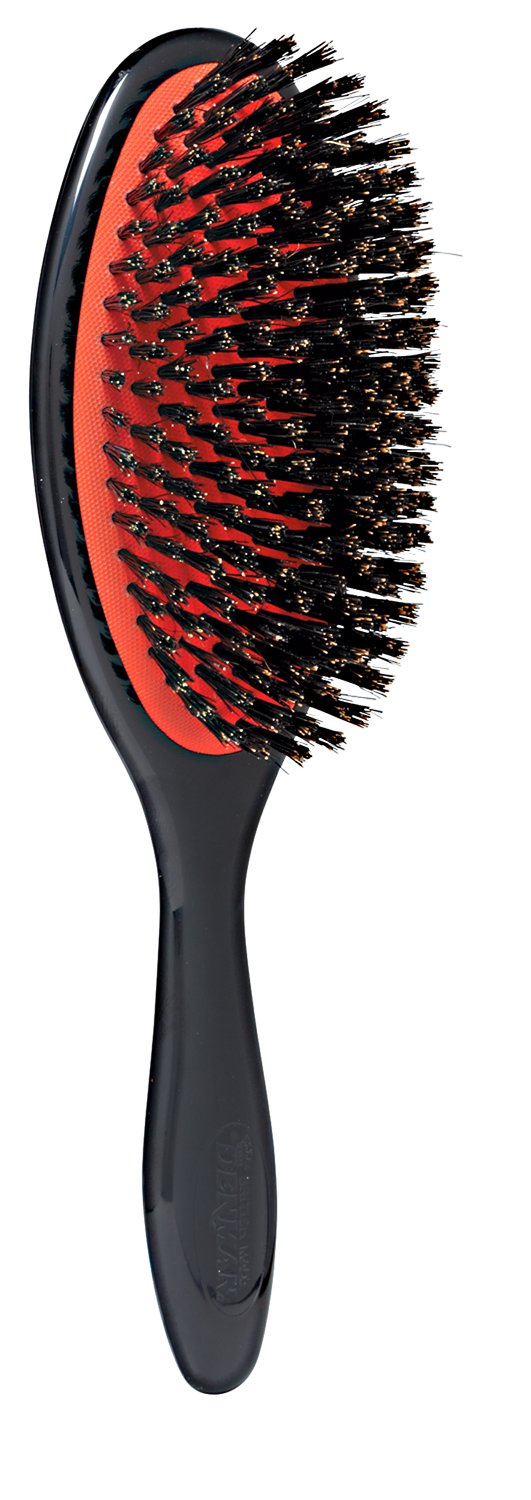 DENMAN Grooming Brush with 100% Natural Boar Bristle