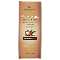 Skin Care Chemist Revitalizing Macadamia Beauty Oil