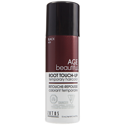 AGEbeautiful Root Touch-Up Sprays Temporary Haircolor Black