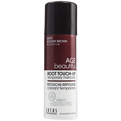 AGEbeautiful Root Touch-Up Sprays Temporary Haircolor Light Golden Brown