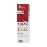 AGEbeautiful Anti-Aging Permanent Liquid Haircolor with Vitamin E 6RC Dark Red Copper