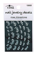 Cina Precious Petals Rhinestone Nail Art Decals