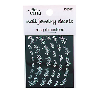 Cina Precious Petals Rhinestone Nail Art Decals