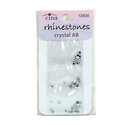 Cina Nail Art Assorted Aurora Borealis Crystals