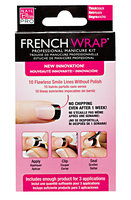 Nail Bliss Thick Black French Wrap Manicure Kit