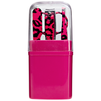 Beauty Secrets Mini Mani Kits Pink Cheetah