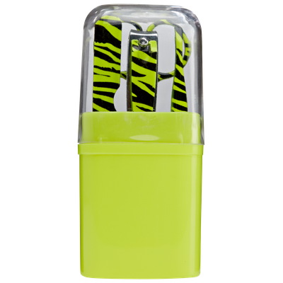 Beauty Secrets Mini Mani Kits Yellow Zebra