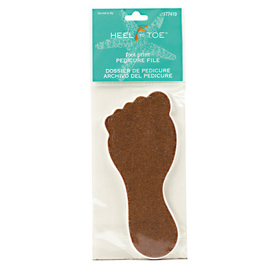 Heel To Toe Foot Print Pedicure File