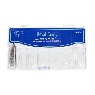 Terrific Tips Royal Fancy Clear Nail Tips