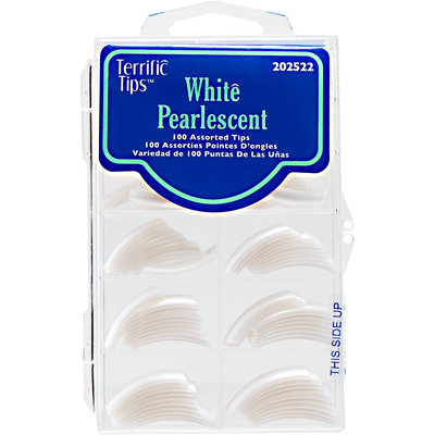 Terrific Tips Color Tips White Pearlescent