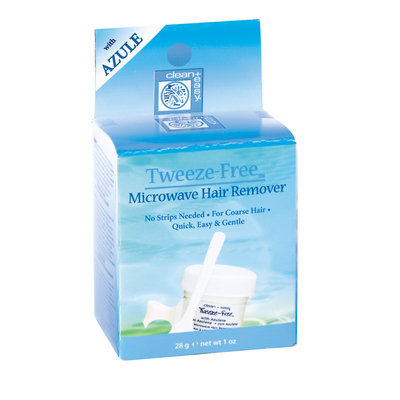 clean + easy Tweeze Free Microwave Hair Remover