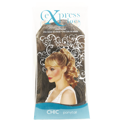 Design Lengths ExpressLocs Ponytail Clip-in Chic Hairpiece Dark Brown