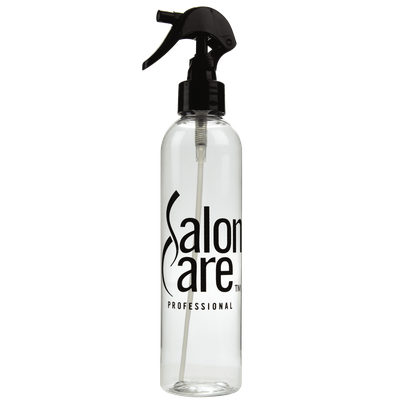 Salon Care 8 fl. oz Clear Bottle with Black Trigger Sprayer